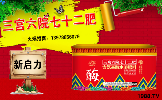 含氨基酸水溶肥料-三宮六院七十二肥(酶)-新啟力
